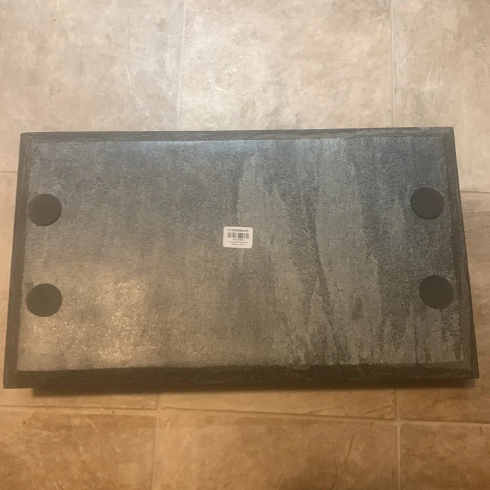 Crate & barrel marble serving tray